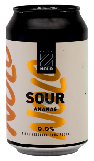 PRIZM NOLO Zuur ananasbier zonder alcohol 0%