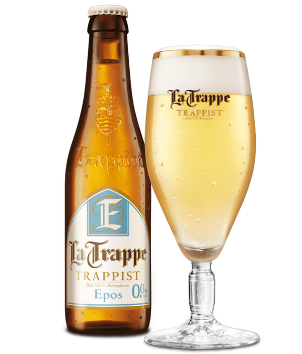 La Trappe Epos blond bier zonder alcohol 0,0%