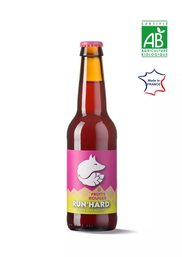 RODE VRUCHTEN bier zonder alcohol 33cl - RUN'HARD