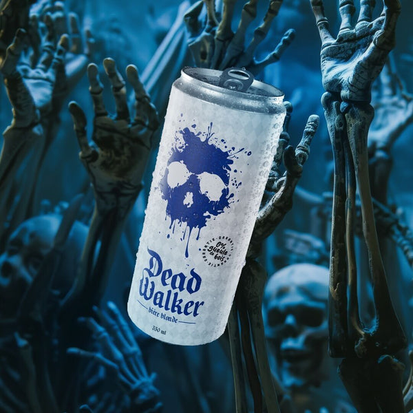 DEAD WALKER blond bier zonder alcohol 0,5%