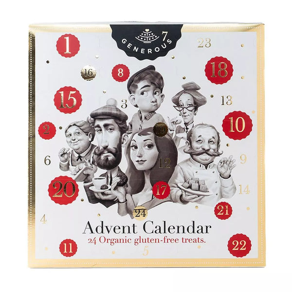 Adventskalender: 24 biologische glutenvrije lekkernijen