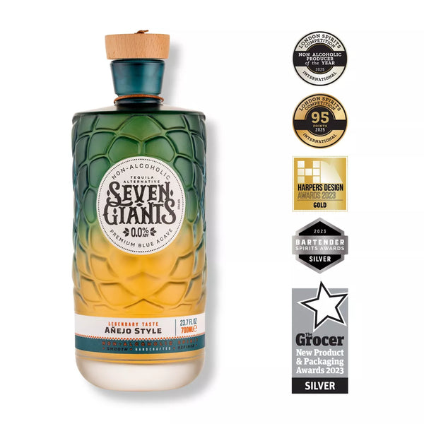 Alcoholvrije Tequila - Seven Giants Añejo-stijl 0,0%