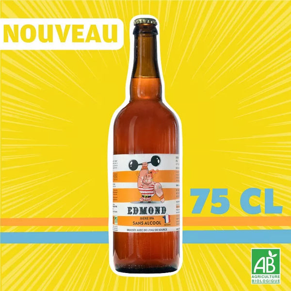 Edmond IPA & biologisch bier 0,5% zonder alcohol - 75 cl