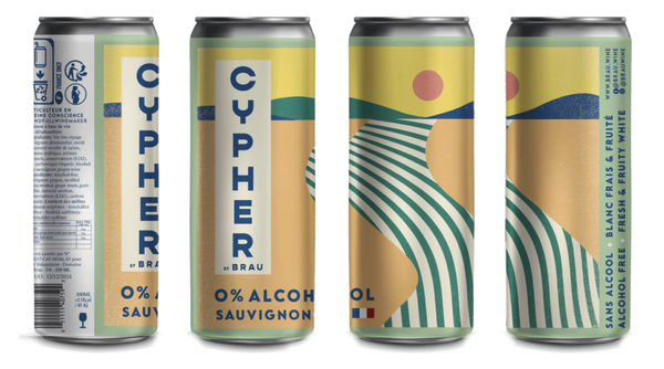 CYPHER Sauvignon alcoholvrije witte wijn 0,0% - Can