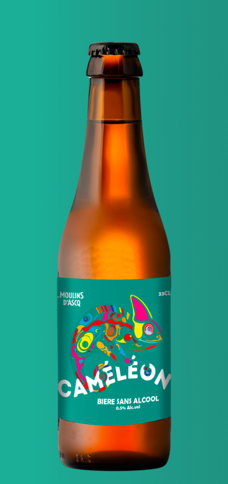 Kameleon blond bier Moulins d'Ascq alcoholvrij 0,5%