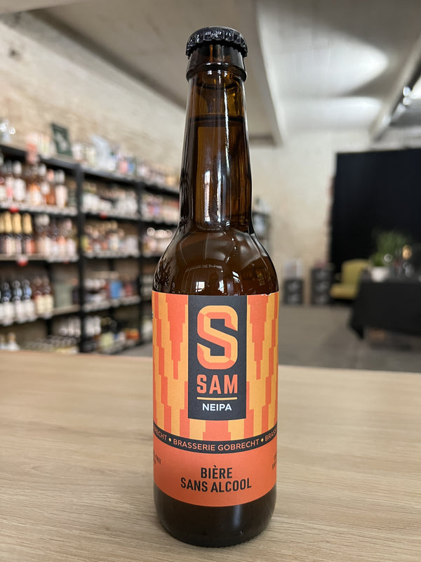 SAM NEIPA bier zonder alcohol 0,5% - 33 cl fles