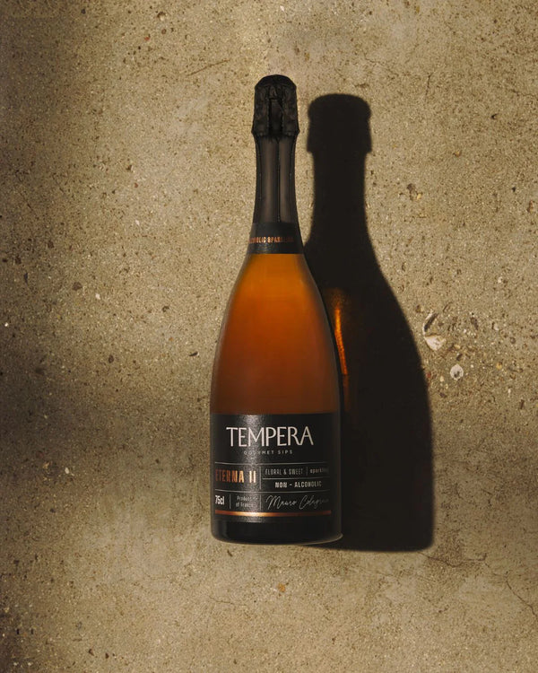 ETERNA II, de originele alcoholvrije mousserende drank - Tempera’s alcoholvrije bruisende gastronomische drank