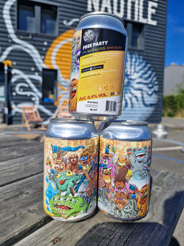 Nautile IPA bier zonder alcohol of gluten 0,4%