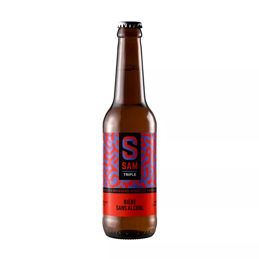Sam Alcohol Triple SAM bier zonder alcohol 0,5% - 33 cl fles