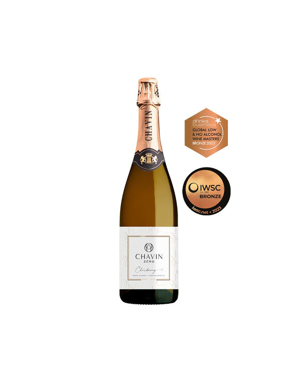 Sprankelend witte Chavin Zéro Chardonnay 0% zonder alcohol