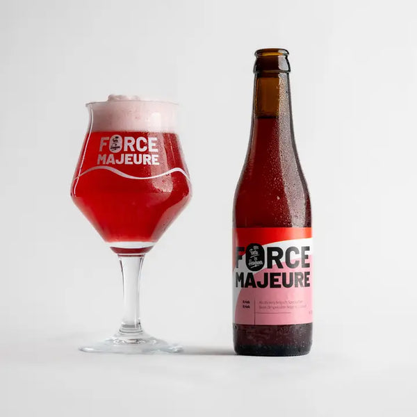 Kriek Force Majeure bier 0,4% zonder alcohol