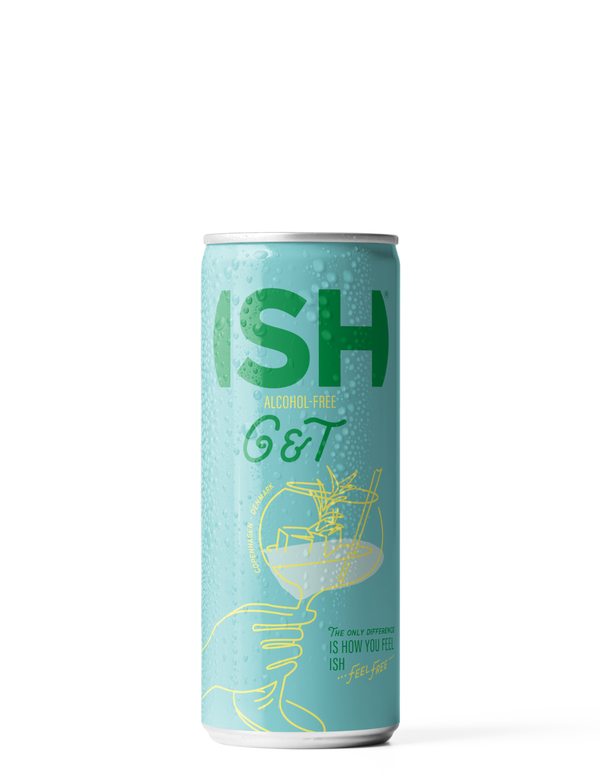 G&T ISH-cocktail zonder alcohol 0,5%