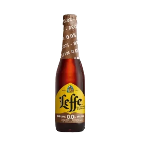Donker Leffe bier zonder alcohol 0,0%